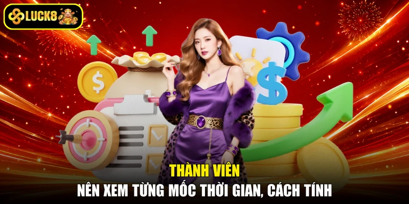 Thành viên nên xem từng mốc thời gian, cách tính